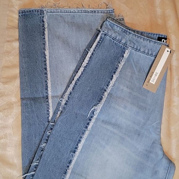 DO+BE High Waisted Wide Leg Cropped Jeans - Picture 2 of 16